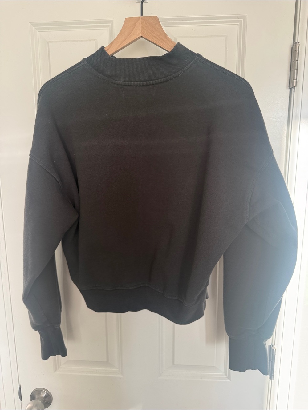 Spiritual Gangster Cropped Crewneck Sweatshirt Black Medium - Picture 5 of 5